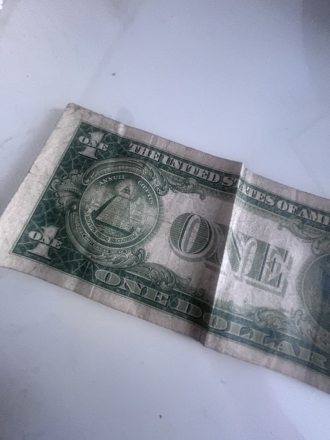 One dollar 1935 Blu label