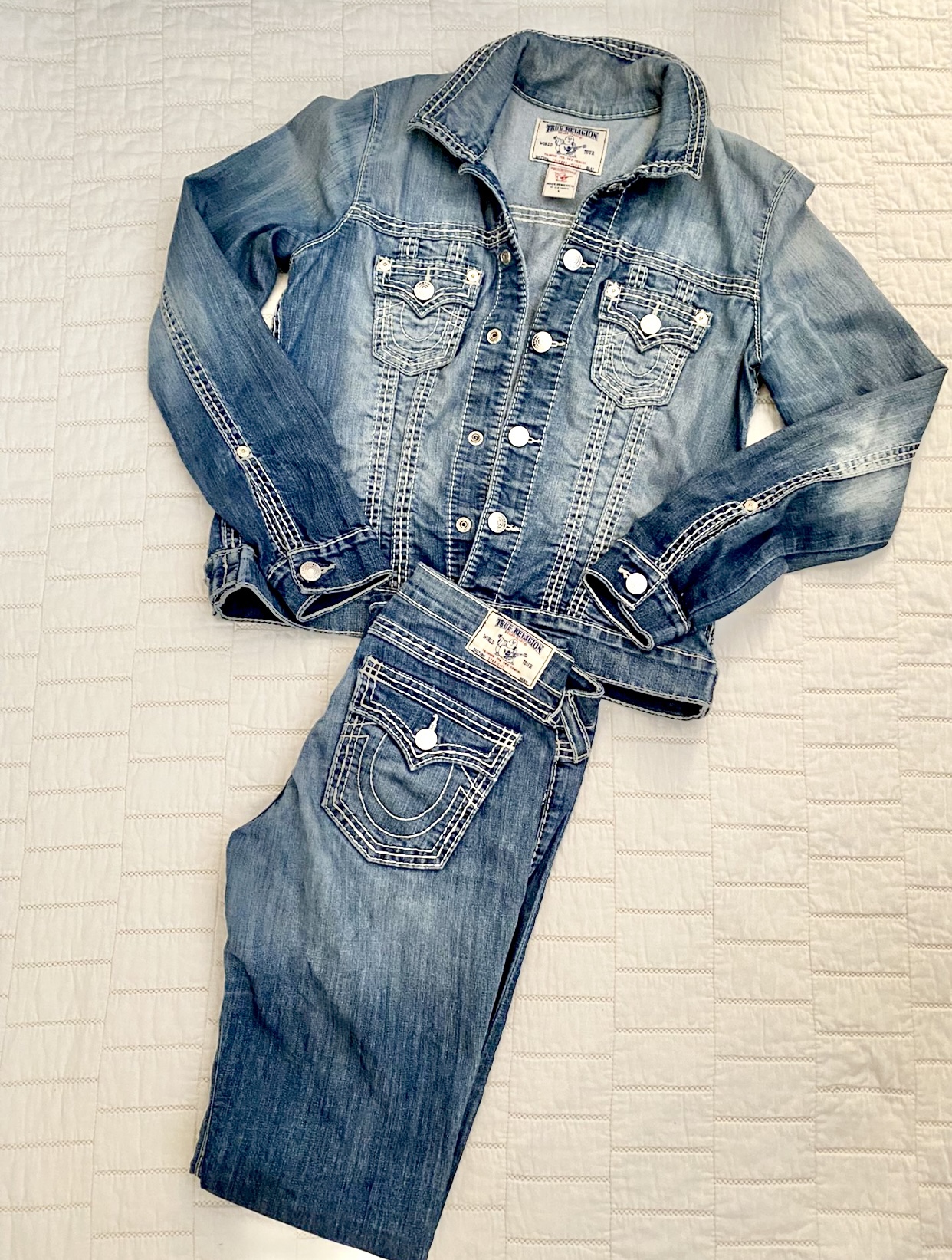 Unisex denim suit True Religion