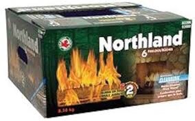 Northland clean burning fire logs box of 6