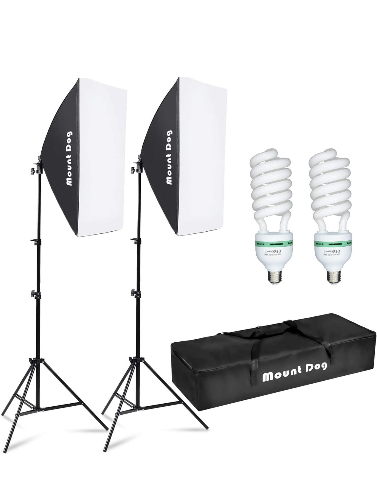 Softbox Lighting Kit Photography Studio Light
