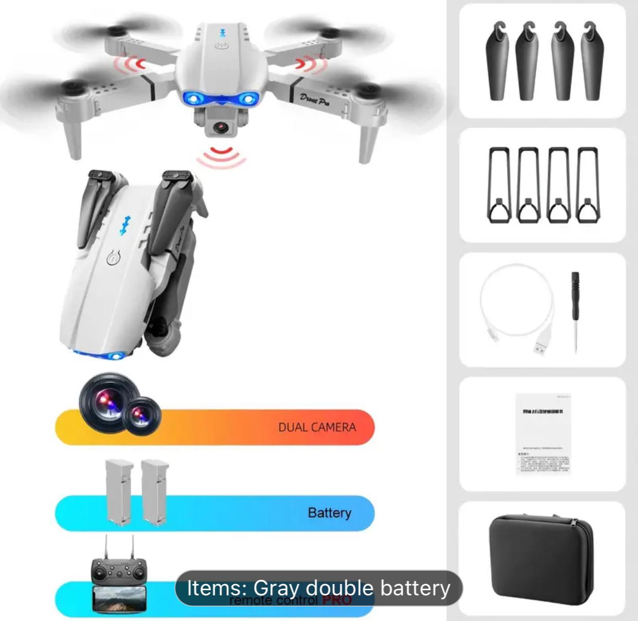 E99 dual camera drone