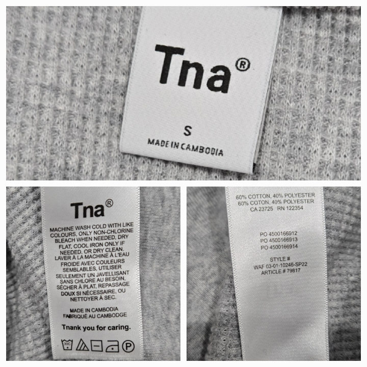 TNA sweatpants and oversized top bundle, size M - photo 5