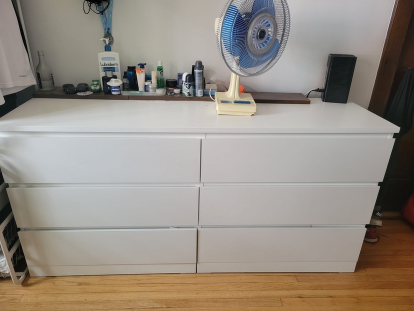 White IKEA Malm Dresser - photo 3