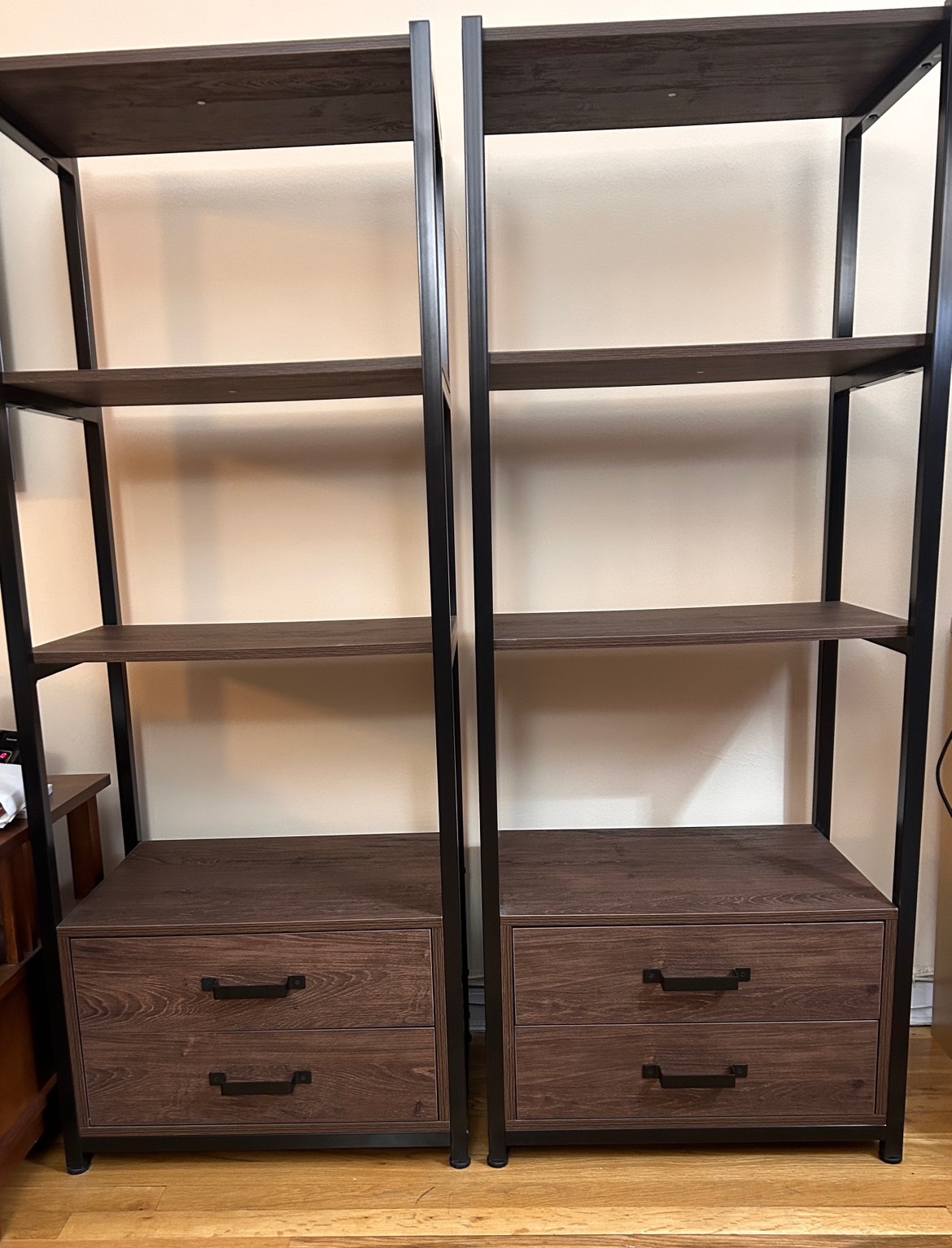 2 Bookshelves