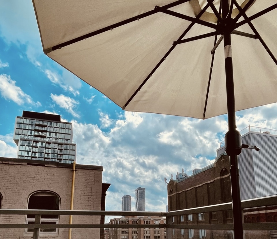 Patio Umbrella with Solar LED Lights 7.5ft  Beige - photo 2