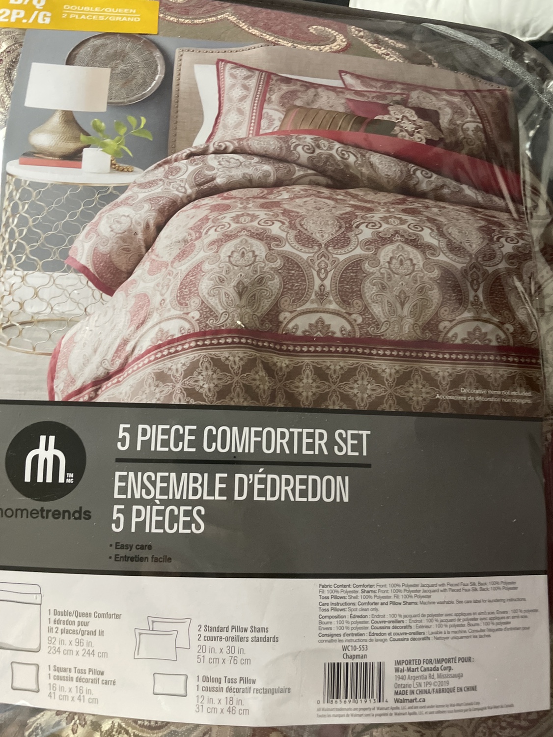 5 peice Comforter set thumbnail