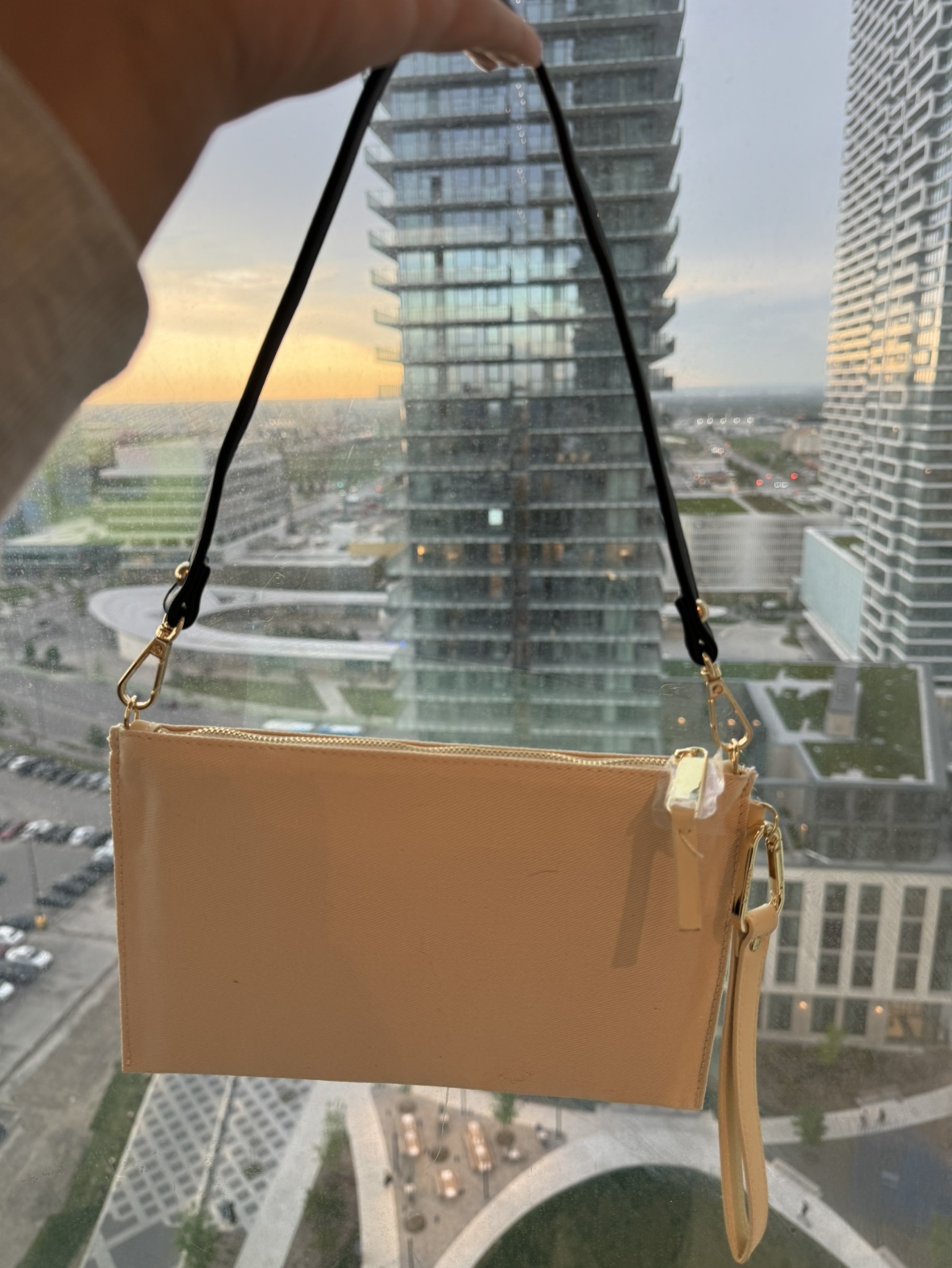 Authentic Burberry Pouch Converted into Shoulder Bag image indicator(5)