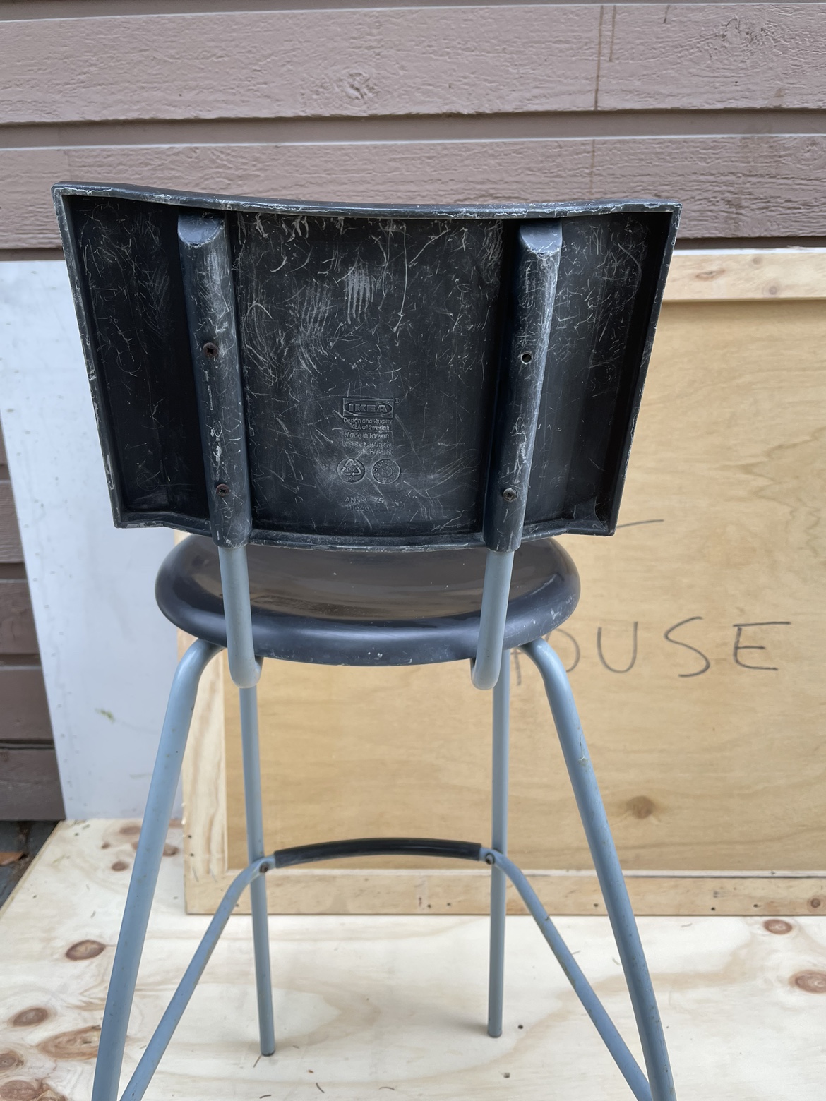 Black Bar Stool (IKEA) image indicator(3)