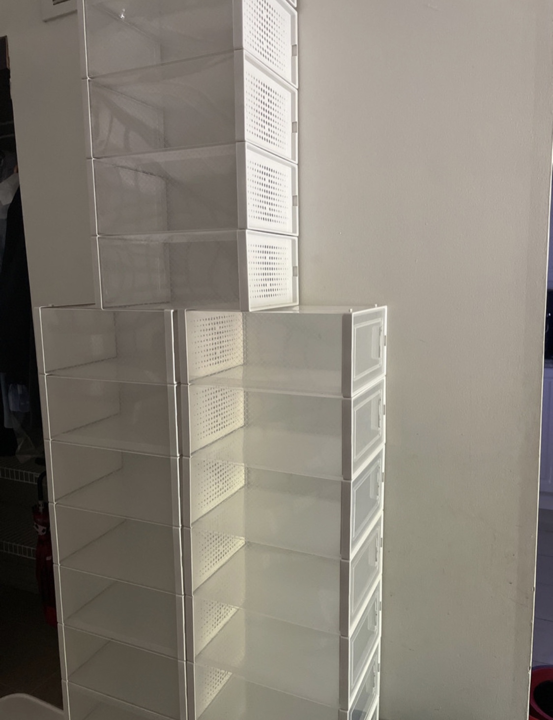 Ohuhu Shoe Storage Containers set of 25