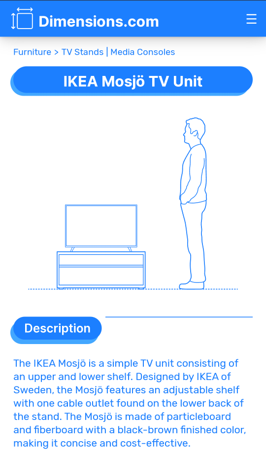 Ikea Mosjo TV Bench - photo 5