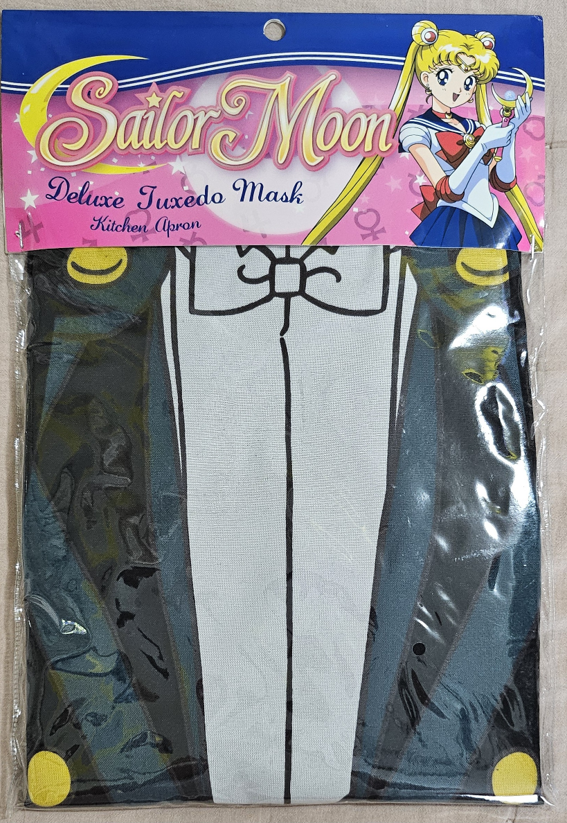 Sailor Moon Tuxedo Mask Deluxe Kitchen Apron thumbnail