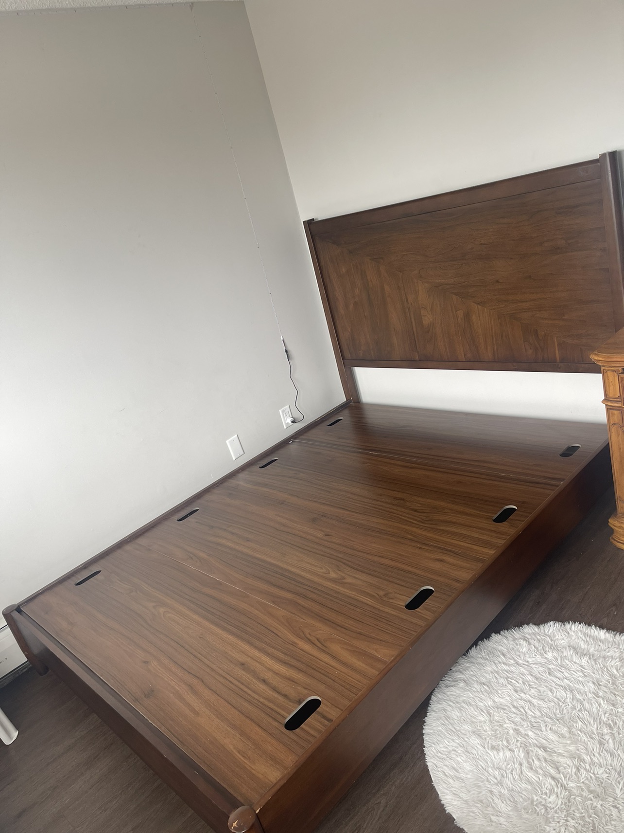 Large bed frame