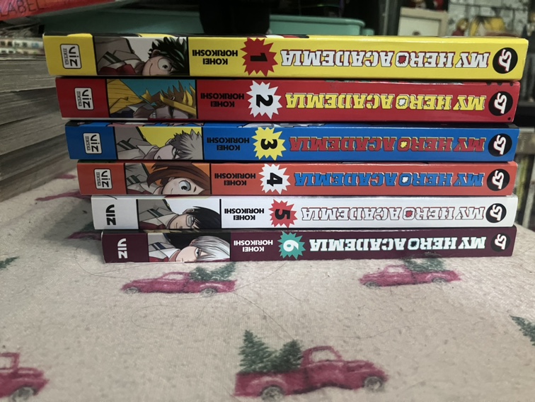 First 6 volumes of my hero academia manga - photo 2