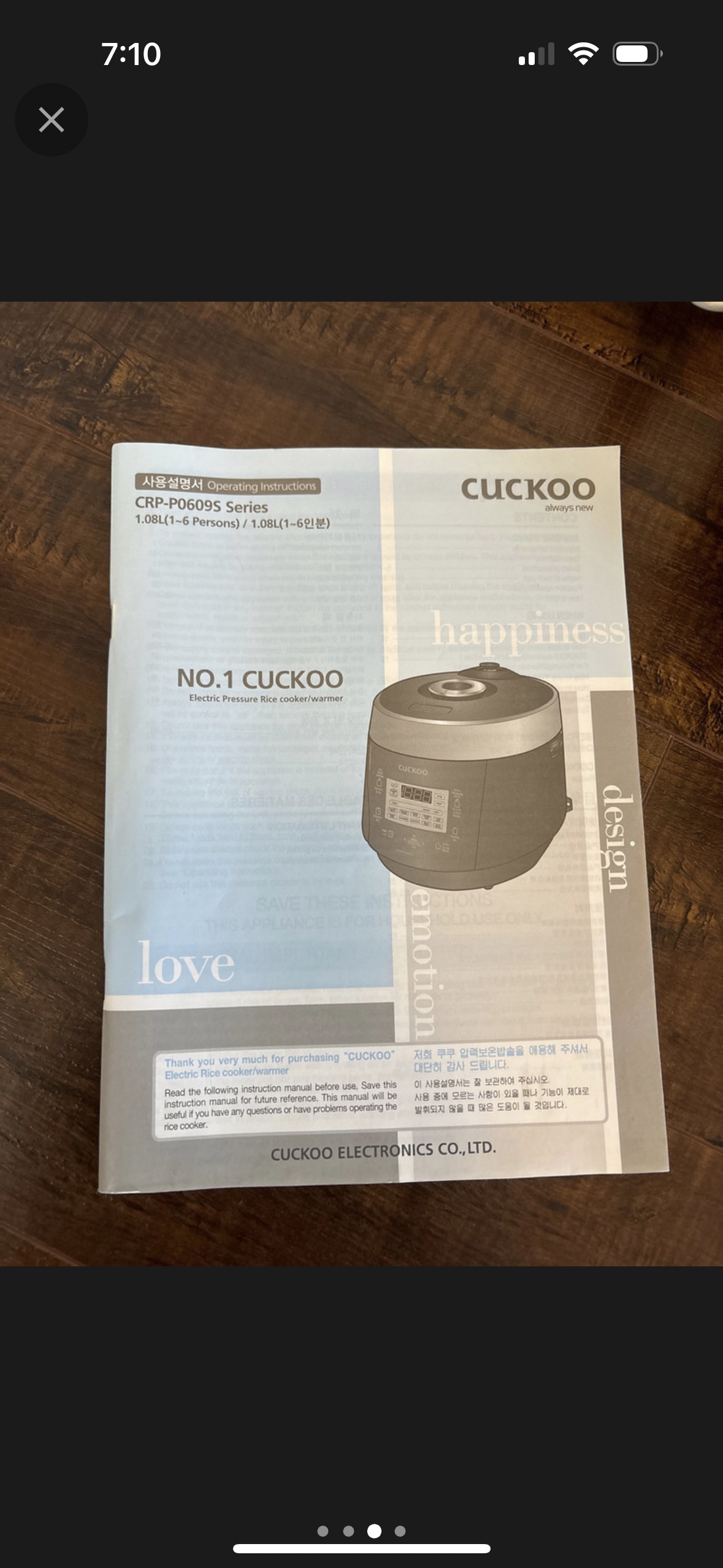 Cuckoo multicooker pressure cooker - photo 3