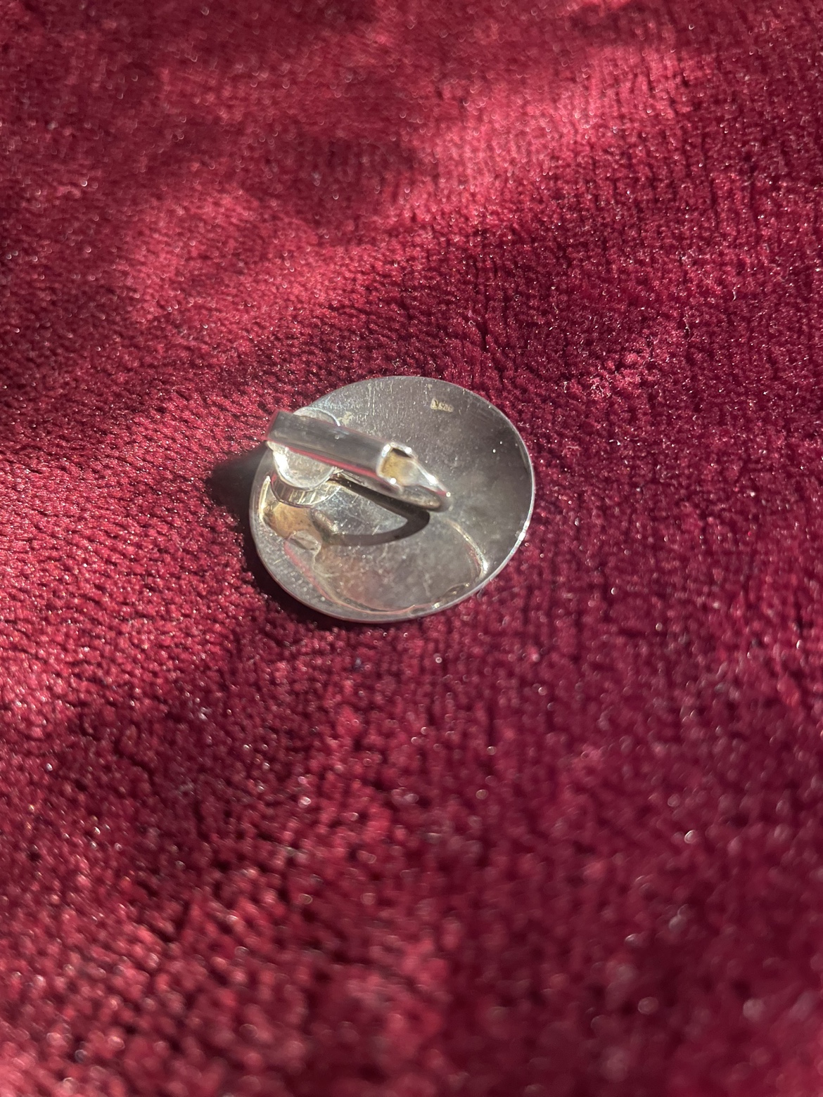 Vintage sterling silver clip-on earrings - photo 3