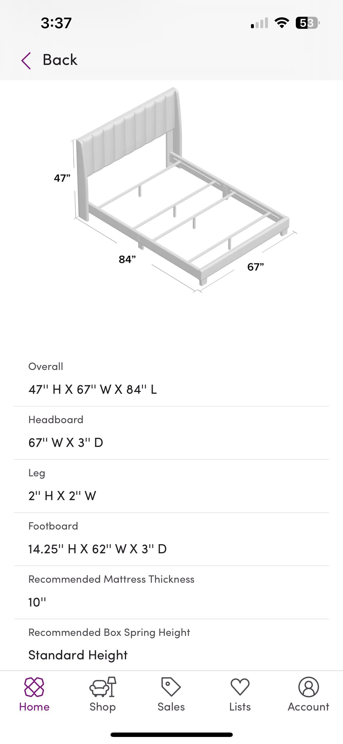 Queen Bed Frame & Spring Box - photo 4