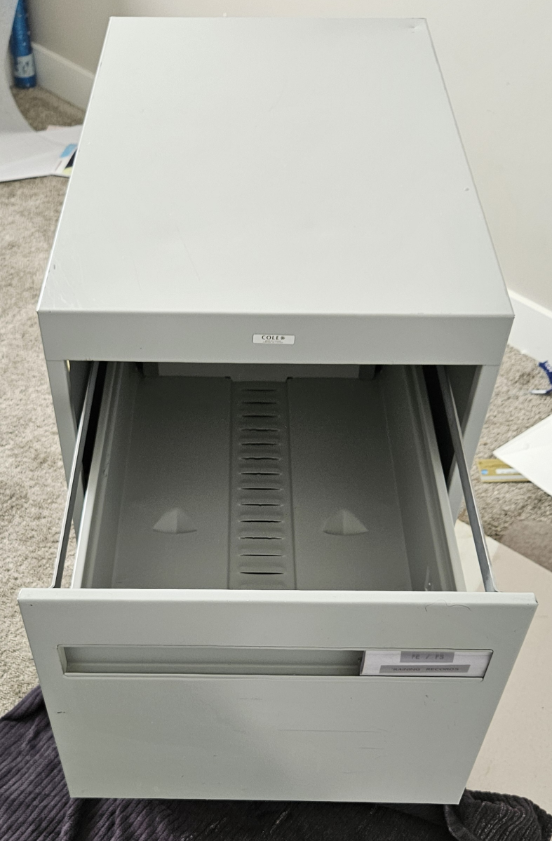 Vintage Cole Steel - 2 Drawer  Vertical  Filing Cabinets