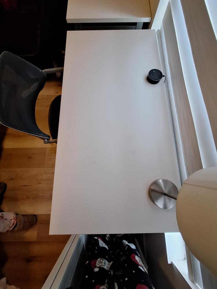 White desk with chair - photo 2