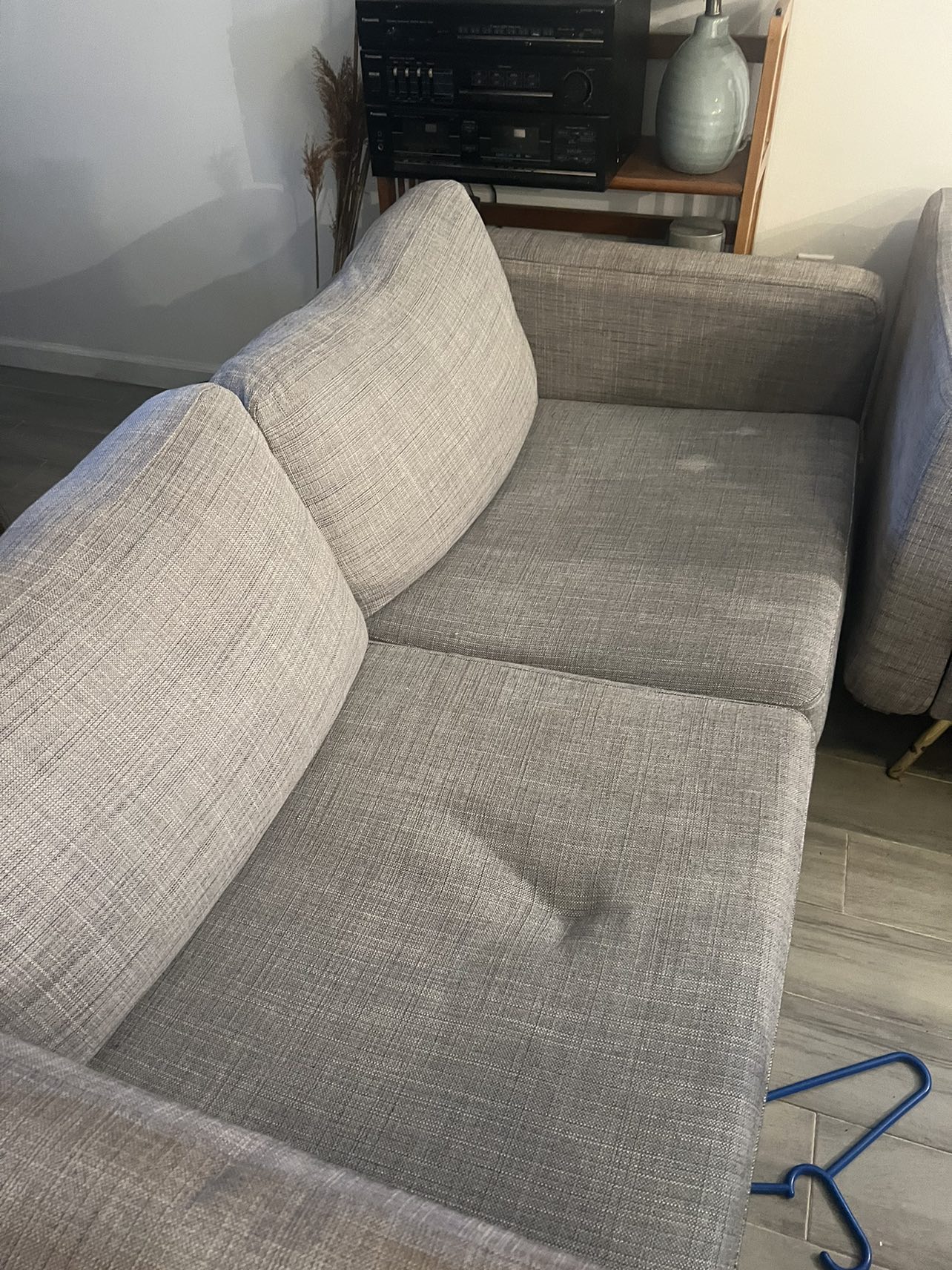 2 sofas living room