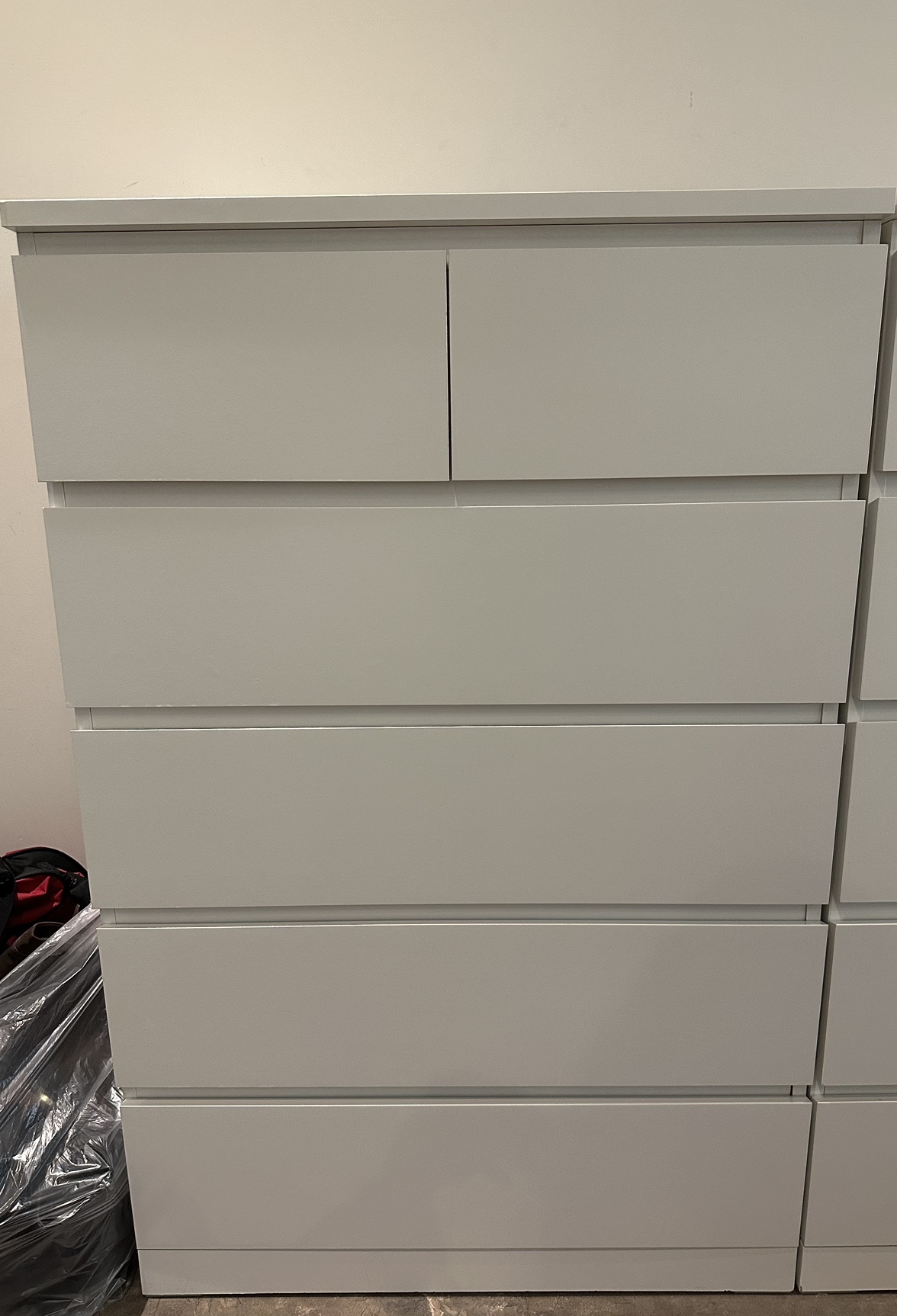 White IKEA dresser