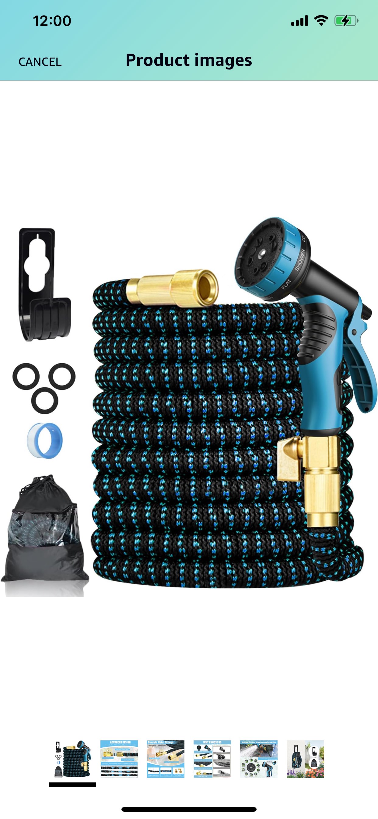 Brand new Expandable Garden Hose 50ft, Flexible thumbnail
