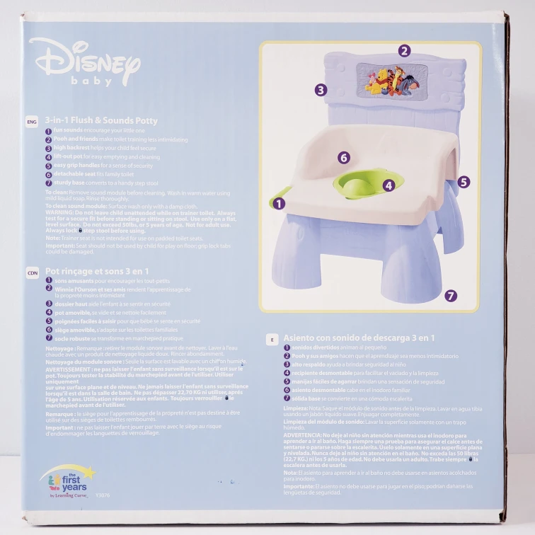 🧸 Disney 3-in-1👶 Flush & Sounds Potty image indicator(9)