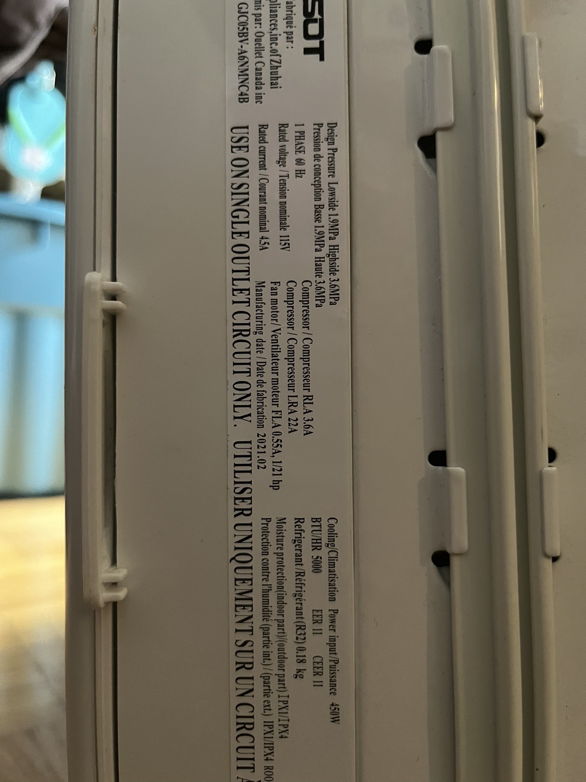5000 BTU Window Air Conditioner