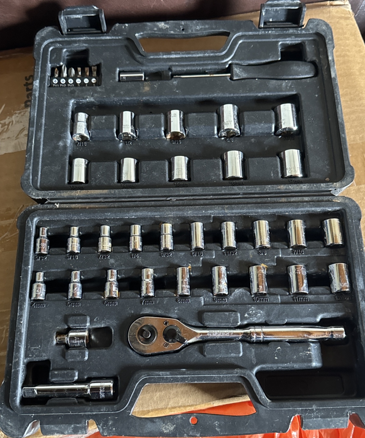 STANLEY 40 Pcs Socket Set Complete