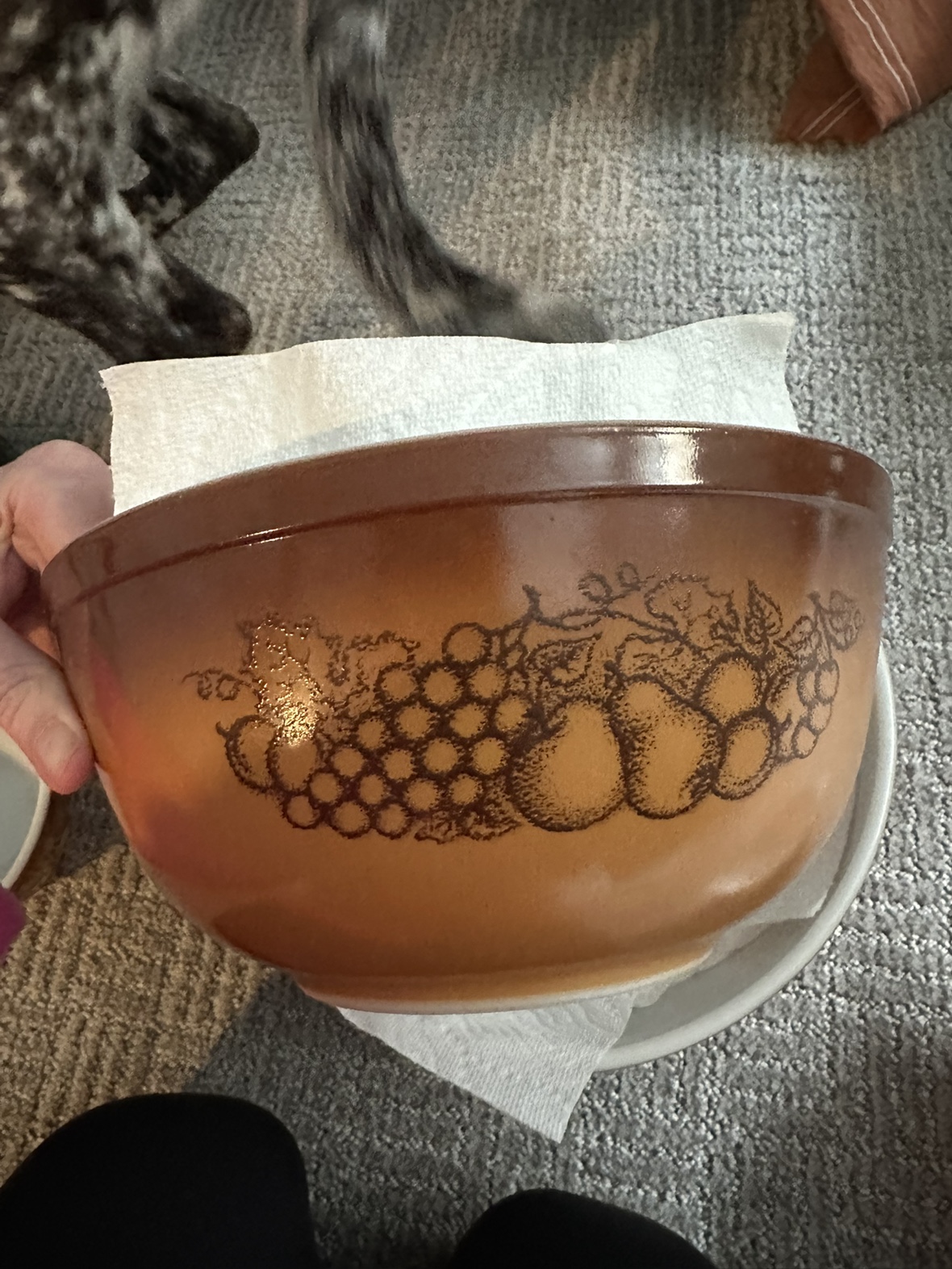 Vintage Pyrex - Set of 4 bowls - Old Orchard - photo 3
