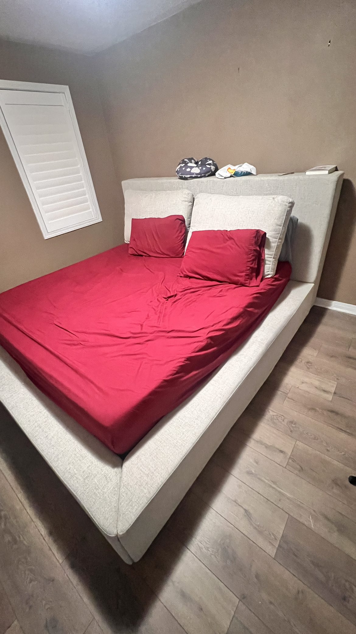 King size bed | bought from Ashley homes 5 month old only