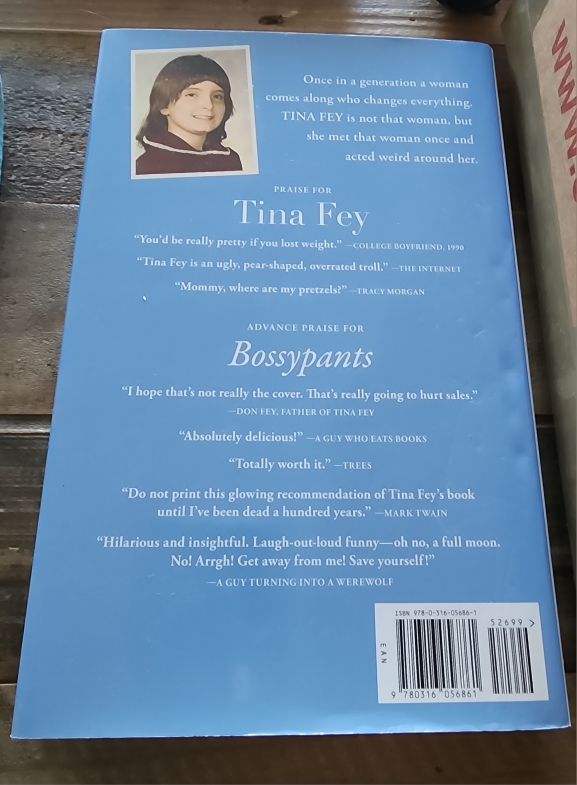 BOSSYPANTS autobiography by Tina Fey - photo 2