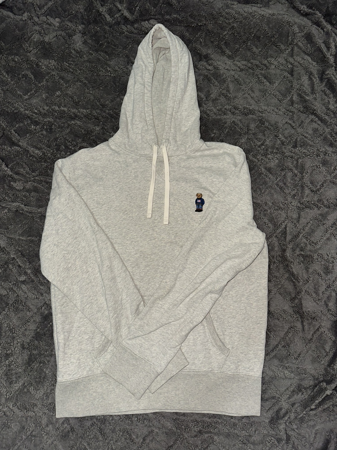 Men’s Ralph Lauren polo bear hoodie size large image indicator(3)