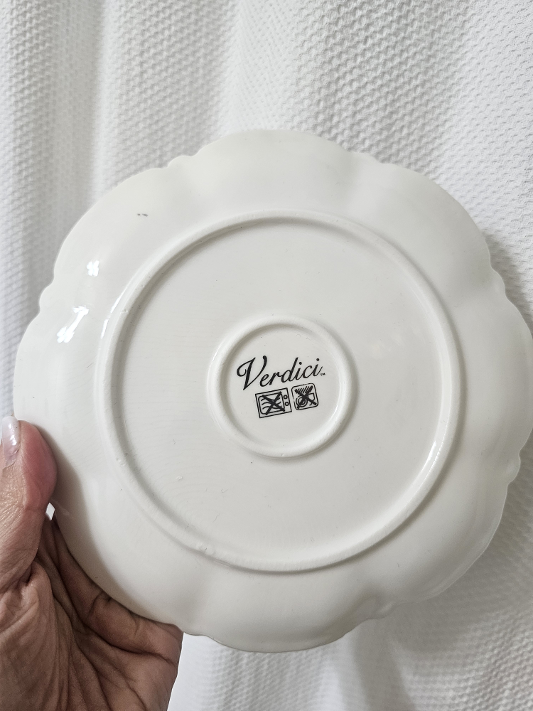 Pretty Vintage  Style Ceramic Tricket Jewelry Tray Plate image indicator(3)