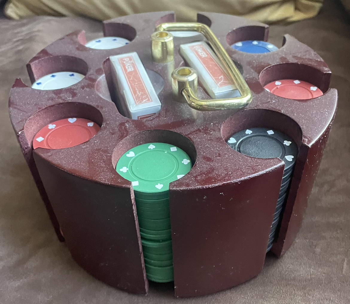 Vintage Wooden Poker Carousel image indicator(3)