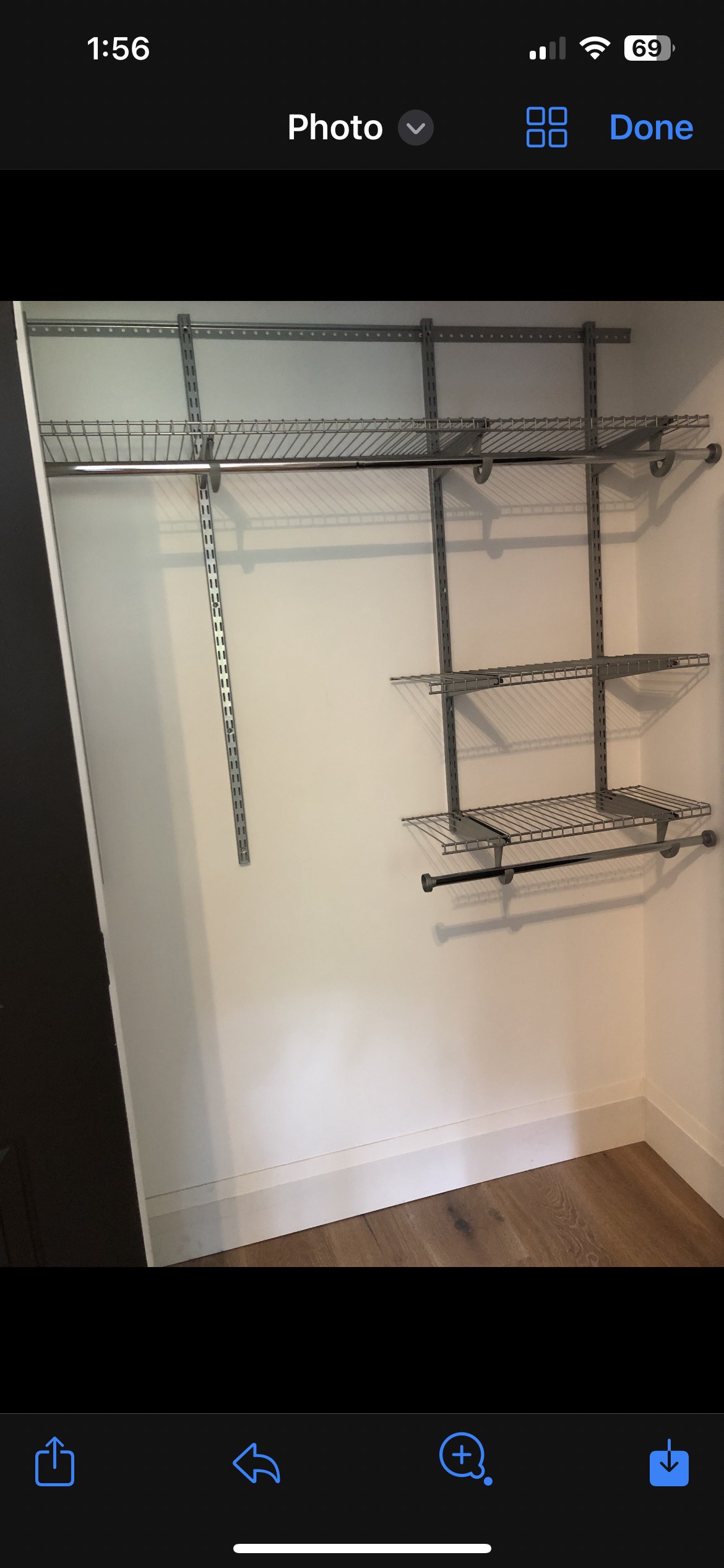 Rubbermaid closet organizer thumbnail