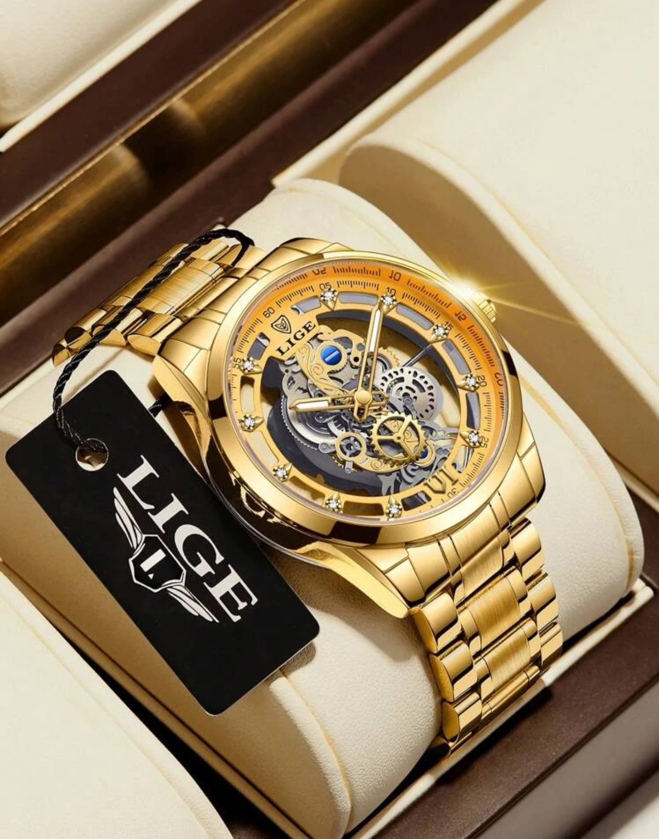 Men Transparent watch
