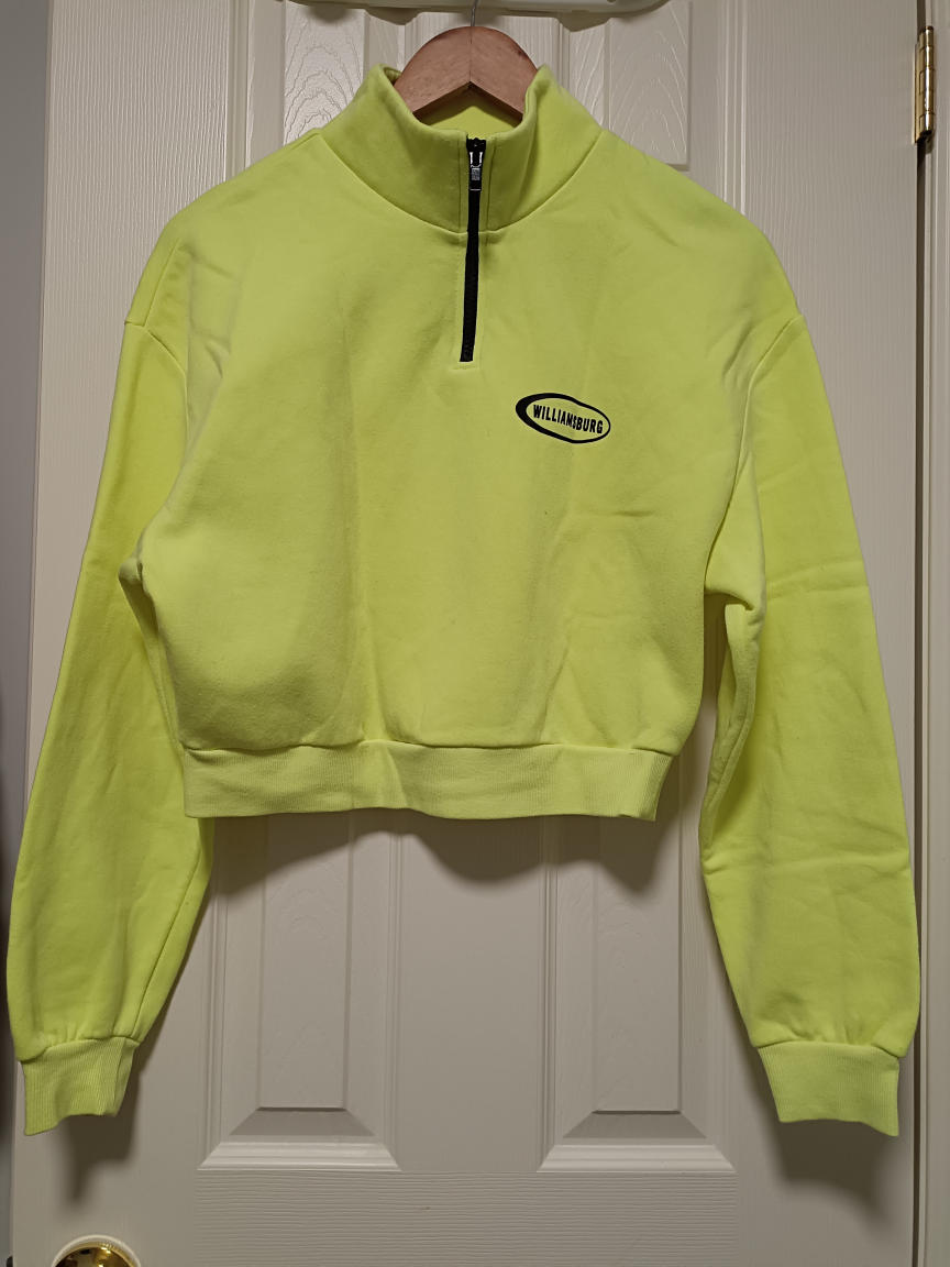 H&M croptop Activewear (Neon Green) thumbnail