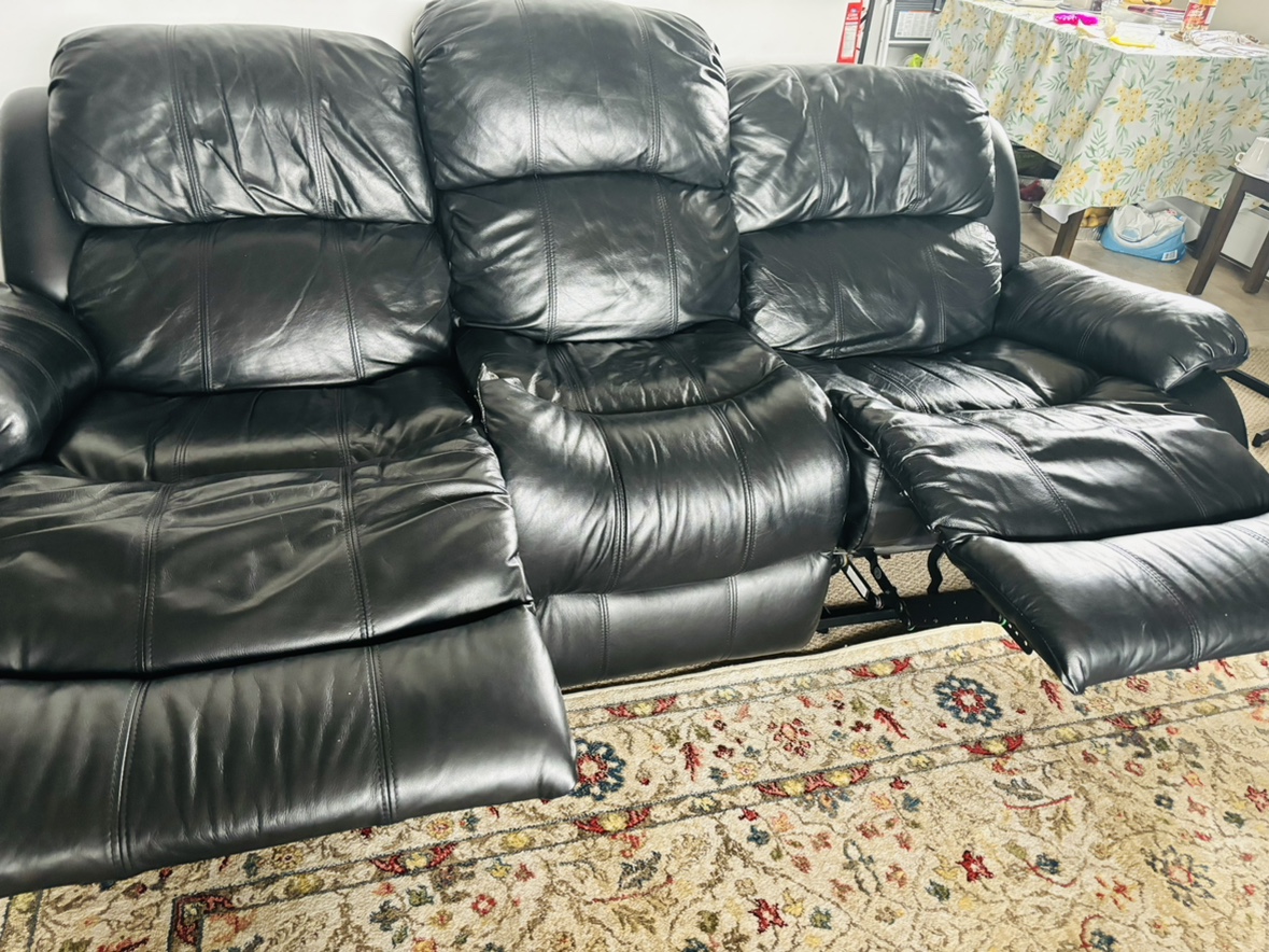 Recliner 3 Seater Couch Sofa