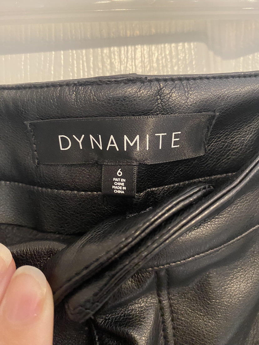 Dynamite Faux Leather Pants image indicator(3)