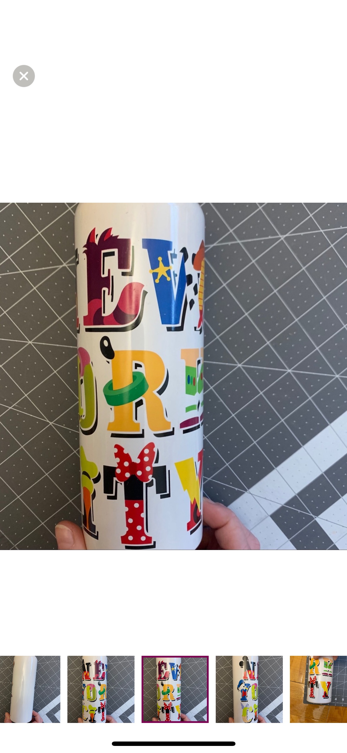 Disney New York City steel thermos image indicator(7)