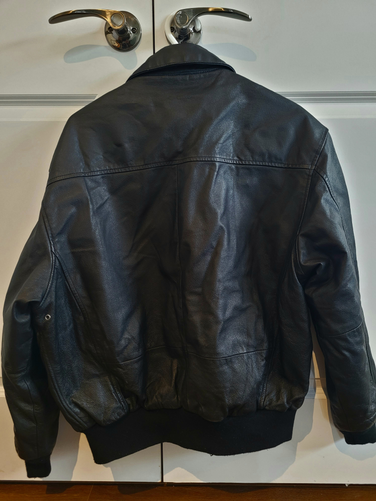 Pilot Black Leather Jacket - photo 2