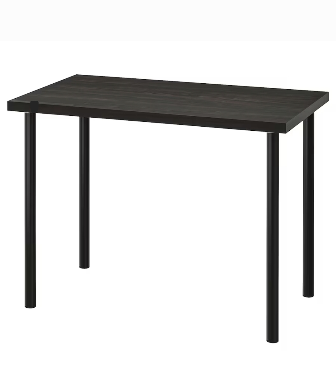 Desktop laptop Table fits two 27 inch monitors