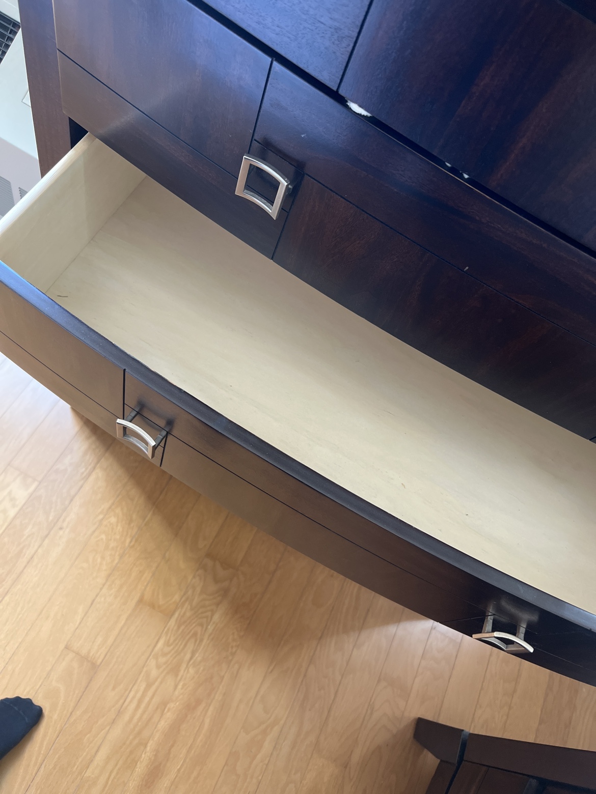 Wood Closet & side table set - photo 3
