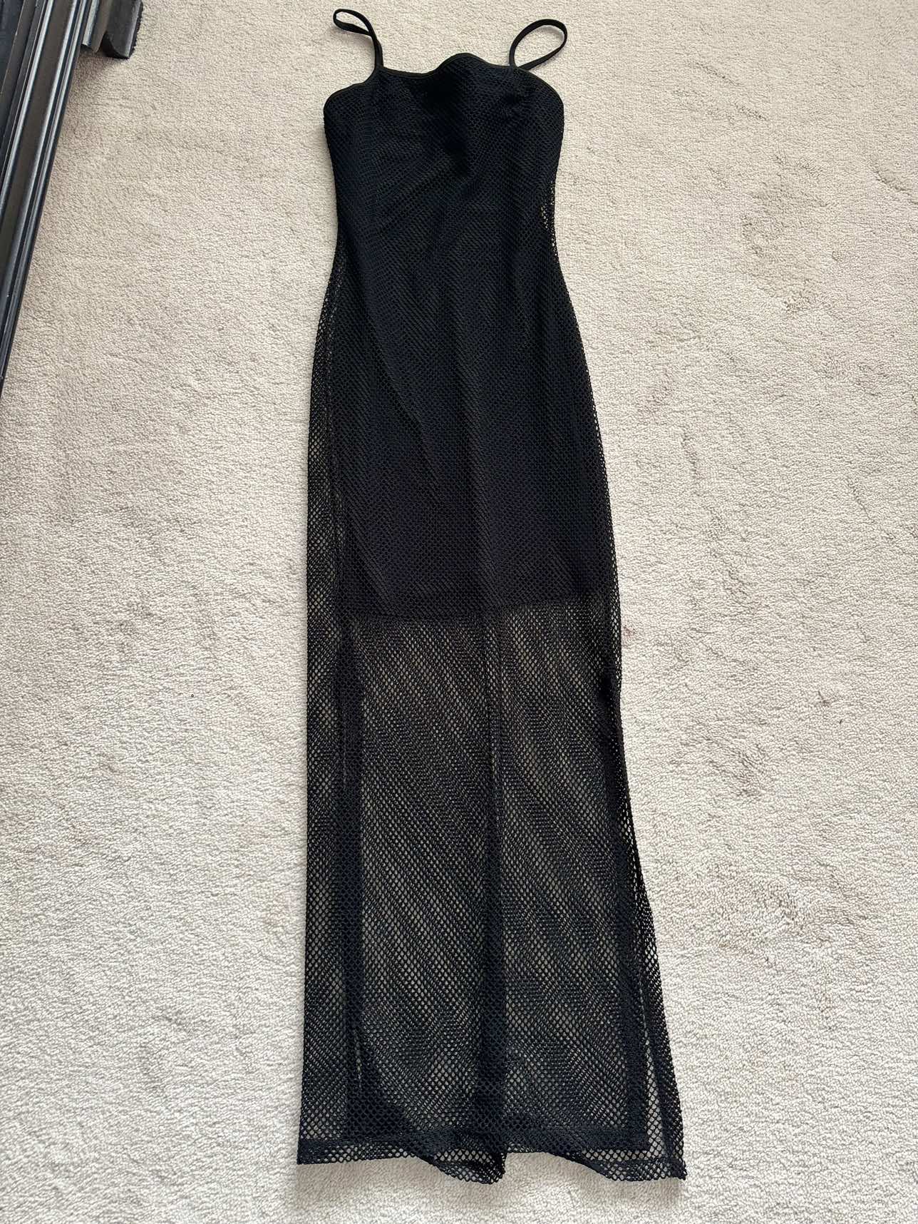 Black Summer fishnet dress dress