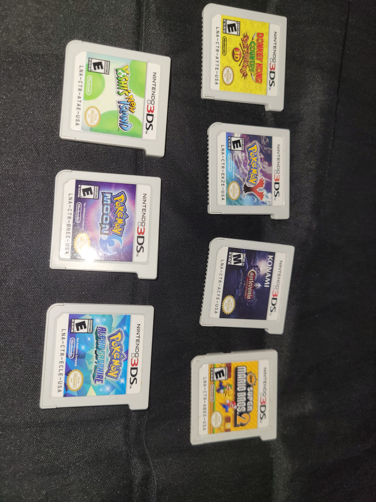 Nintendo 3 DS and Nintendo DS games