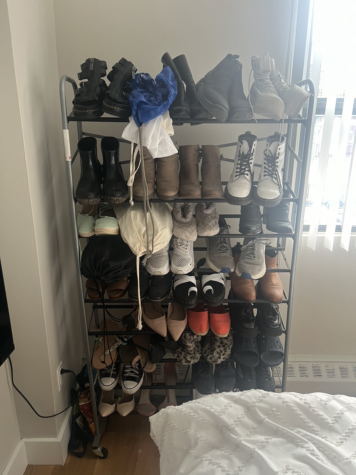 50 pair shoe rack