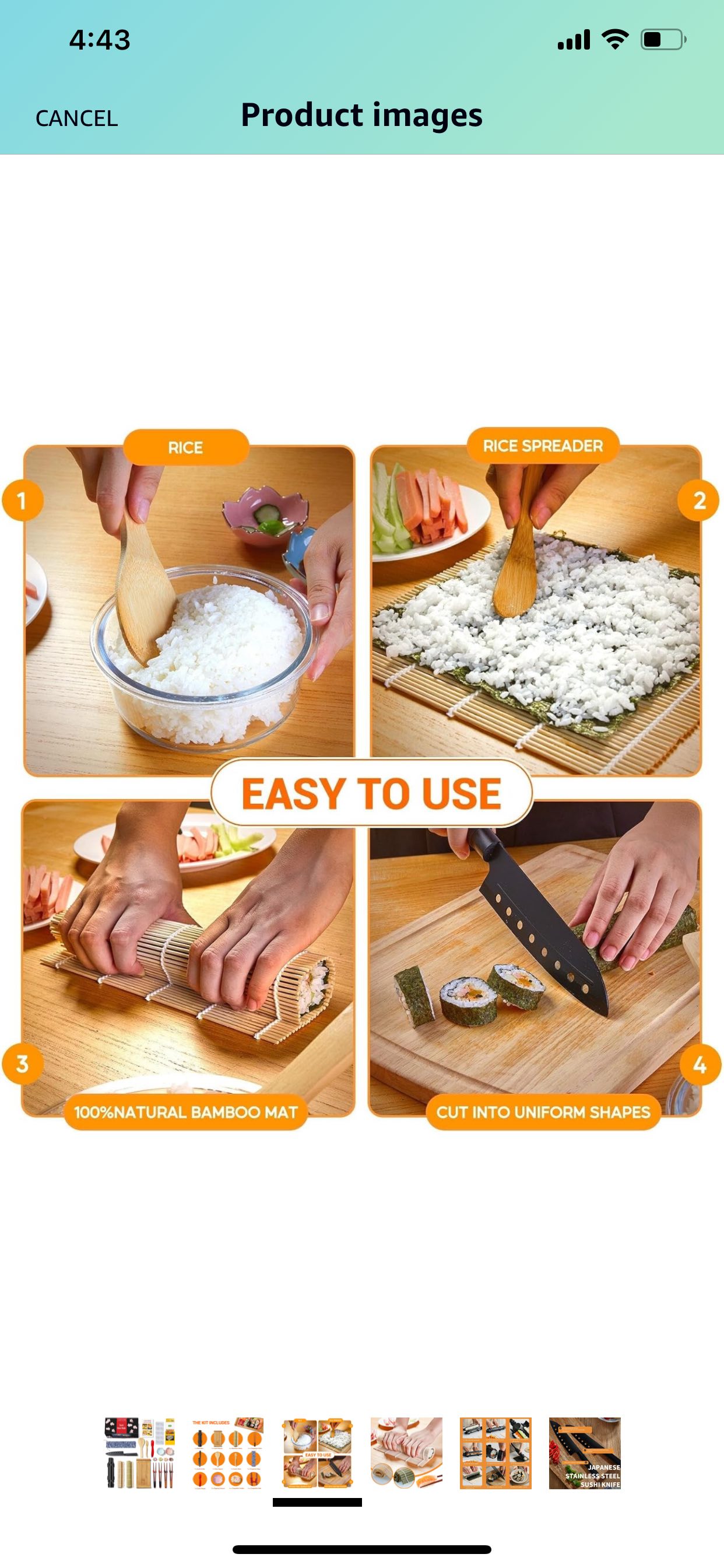 Deluxe Sushi Making Kit 25-in-1 image indicator(3)