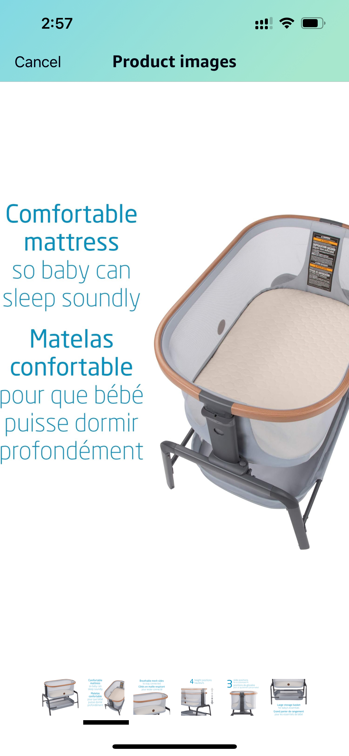 Maxi Cosi Bassinet image indicator(2)