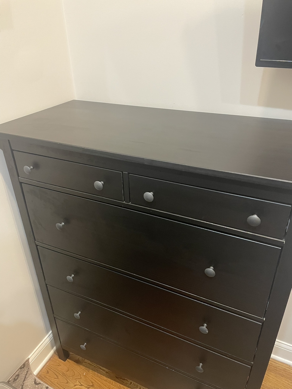 Black Wood Dresser - photo 2