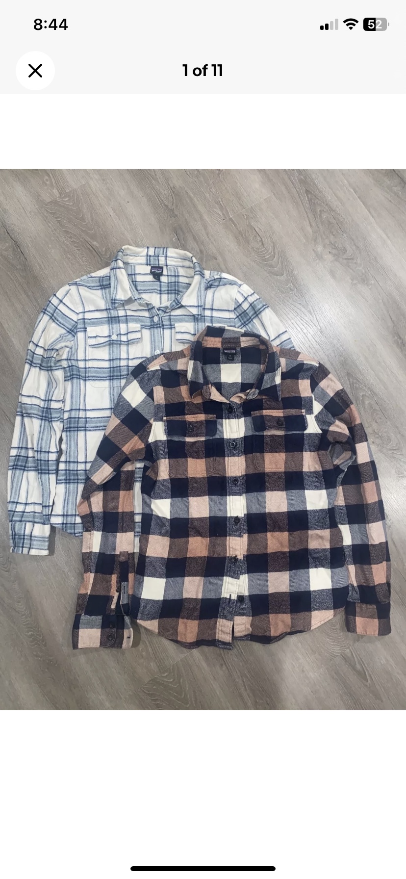 Women’s Patagonia Organic Cotton Flannel Small Multicolour Plaid thumbnail
